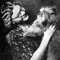 Lulu Sweigard and puppy