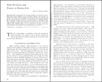 Sweigard's Body Mechanics and Posture in Modern Life, thumbnail