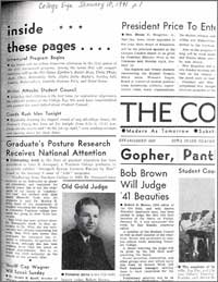 Sweigard's "Graduate's Posture Research," ISTC College Eye 1941, thumbnail