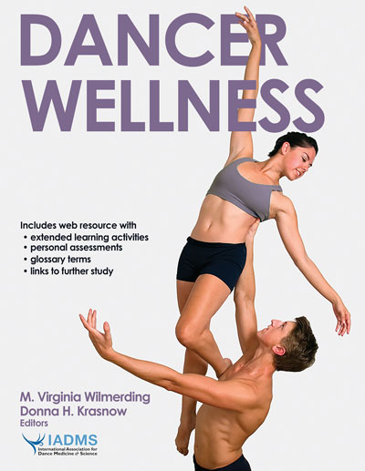 Dancer Wellness book cover. Editors: M. Virginia Wilmerding and Donna H. Krasnow